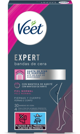 Veet Body Expert Wax Strips Normal Skin