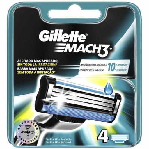 Gillette Spare Parts for Mach3 4 pcs