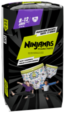 Ninjama Absorbent Underwear 8 to 12 Years 9 Units
