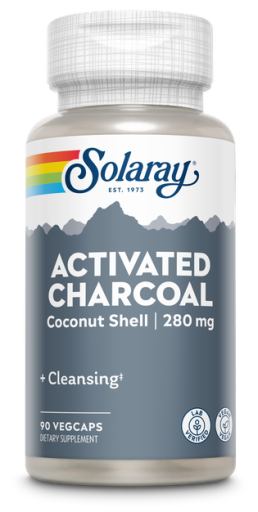 Solaray Charcoal Activated 280 mg 90 Capsules