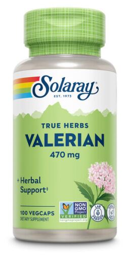 Solaray Valerian Root 470 mg 100 Capsules