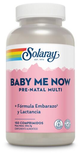 Solaray Baby Me Now Prenatal Multivitamin 150 Tablets