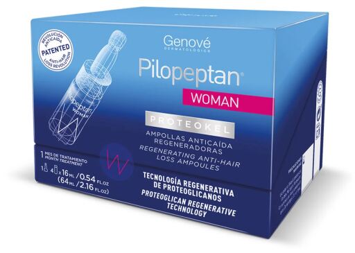 Woman Proteokel Anti-Hair Loss Ampoules 4 Units