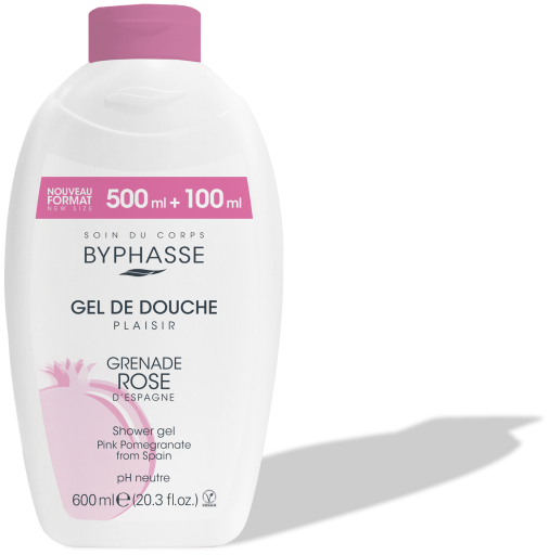 Byphasse Plaisir Pink Pomegranate Shower Gel 600 ml