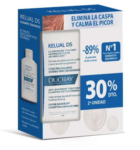 Ducray Kelual Ds Anti-Dandruff Treatment Shampoo Duo 2 x 100 ml