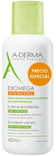 A-DERMA Exomega Control Emollient Cream 400 ml