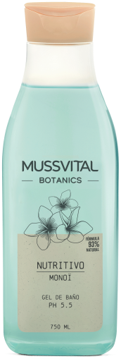 Mussvital Botanics Mono&iuml; Bath Gel 750 ml