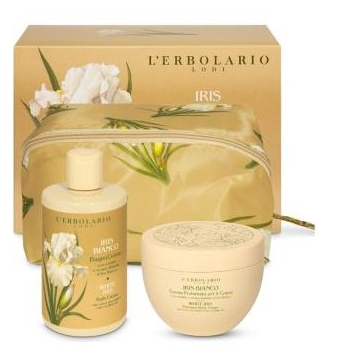 L'Erbolario Iris Blanco Bath Cream 300 ml + Body Cream 300 ml