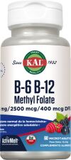 B6 B12 Methyl Folate 60 Sublingual Tablets
