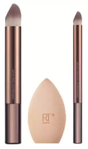 Real Techniques Makeupsaver Sponge + Brush Case 3 Pieces