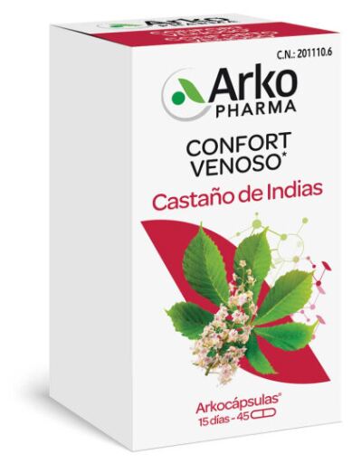 Arkopharma Arkocapsulas Horse Chestnut 45 Capsules