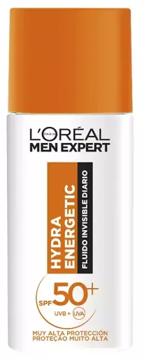 Men Expert Hydra Energetic Daily Invisible Fluid Spf50+ 50 ml