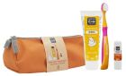Orange Children's Oral Hygiene Set, 4 Pieces Orange Children's Oral Hygiene Set, 4 Pieces