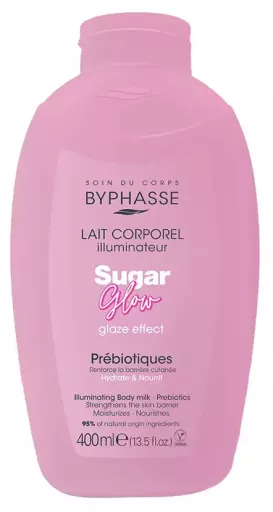Byphasse Sugar Glow Illuminating Body Milk with Prebiotics 400 ml