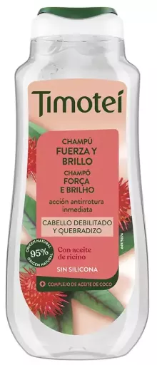Strength and Shine Shampoo with Castor and Coconut Oil 300 ml