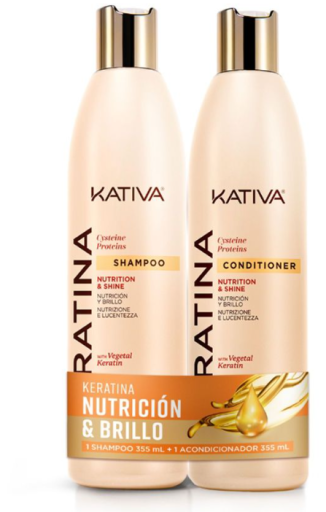 Kativa Keratin Kit Shampoo 355 ml + Conditioner 355 ml
